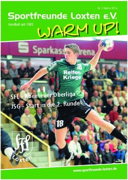 SFL - Abenteuer Oberliga JSG - Start in die 2. Runde