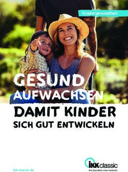 Gesund Damit kinder Aufwachsen - IKK classic
