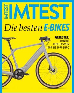 Die bestenE-BIKES GETESTET: 10 NEUE PEDELECS VON 1999 BIS 4999 EURO