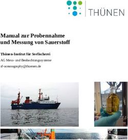 Manual zur Probennahme und Messung von Sauerstoff - Thünen-Institut für Seefischerei - Thünen-Institut