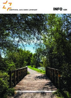 INFO 1/21 - Gemeinde Oetwil an der Limmat