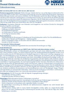 D Dental-Elektroden - Hager & Werken