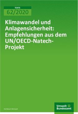 20 62/20 Klimawandel und Anlagensicherheit: Empfehlungen aus dem UN/OECD-Natech-Projekt - Umweltbundesamt