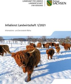 Infodienst Landwirtschaft 1/2021 - Informations- und Servicestelle R&ouml;tha - sachsen.de