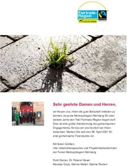 Sehr geehrte Damen und Herren, Faire Metropolregion ...