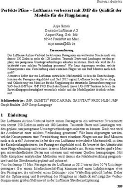 Perfekte Pl&auml;ne - Lufthansa verbessert mit JMP die Qualit&auml;t der Modelle f&uuml;r die Flugplanung