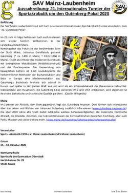 SAV Mainz-Laubenheim Ausschreibung: 21. Internationales Turnier der Sportakrobatik um den Gutenberg-Pokal 2020 - Sportakrobatikbund