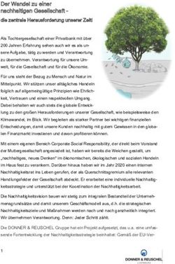 Der Wandel zu einer nachhaltigen Gesellschaft - die zentrale Herausforderung unserer Zeit!