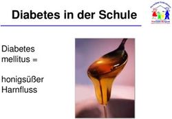 Diabetes in der Schule - Diabetes mellitus = honigsüßer Harnfluss