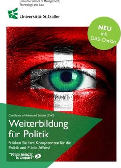 Weiterbildung f&uuml;r Politik - NEU mit DAS-Option - Executive ...