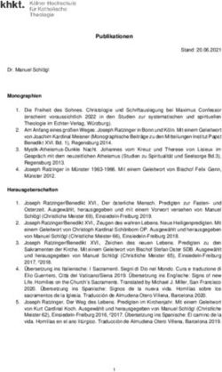 Publikationen - Kölner Hochschule für Katholische Theologie