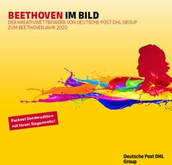 BEETHOVEN IM BILD DER KREATIVWETTBEWERB VON DEUTSCHE POST DHL GROUP ZUM BEETHOVENJAHR 2020 - Die Post f&uuml;r Bonn