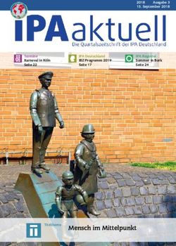 Mensch im Mittelpunkt - 2018 Ausgabe3 15. September 2018 - IPA-Schweinfurt