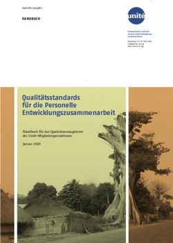 Qualit&auml;tsstandards f&uuml;r die Personelle Entwicklungszusammenarbeit - Unit&eacute;