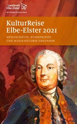 KulturReise Elbe -Elster 2021 - ADELSSCH&Auml;TZE, B&Uuml;HNENSPIEL UND MUSIKHISTORIE ERKUNDEN - Landkreis Elbe-Elster