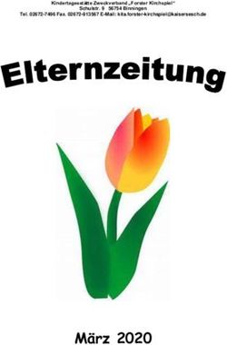 M&auml;rz 2020 - Kindertagesst&auml;tte Forster Kirchspiel