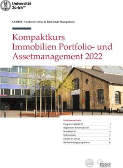 Kompaktkurs Immobilien Portfolio- und Assetmanagement 2022 - CUREM - Center for Urban & Real Estate Management