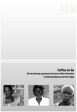 Coffee to Go Die Vertreibung zugunsten der Kaweri Coffee Plantation in Mubende/Uganda und ihre Folgen