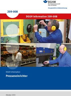 Presseneinrichter DGUV Information 209-008 - DGUV Publikationen