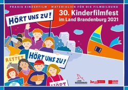 Kinder ilmfest im Land Brandenburg 2021