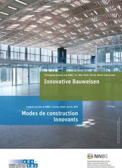 Innovative Bauweisen Modes de construction innovants - Eco-bau