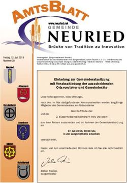 Einladung zur Gemeinderatssitzung mit Verabschiedung der ausscheidenden Ortsvorsteher und Gemeinder&auml;te - Gemeinde Neuried