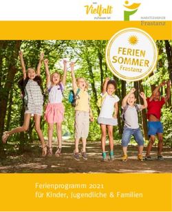 Ferienprogramm 2021 f&uuml;r Kinder, Jugendliche & Familien