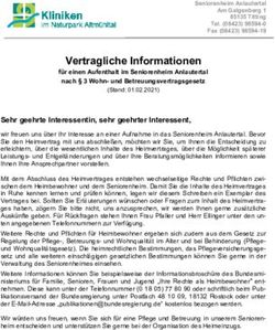 Vertragliche Informationen