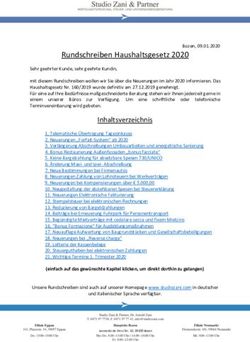 Rundschreiben Haushaltsgesetz 2020 - Studio Zani & Partner