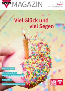 MAGAZIN Viel Gl&uuml;ck und - CVJM Bayern