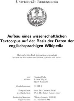 Aufbau eines wissenschaftlichen Textcorpus auf der Basis der Daten der englischsprachigen Wikipedia