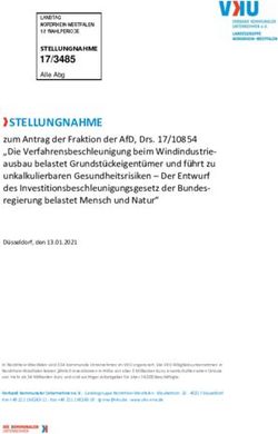 STELLUNGNAHME - Landtag NRW