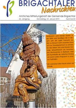 Nachrichten Amtliches Mitteilungsblatt der Gemeinde Brigachtal