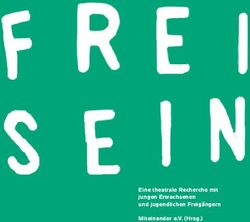 Eine theatrale Recherche mit jungen Erwachsenen und jugendlichen Freigängern Miteinander e.V. (Hrsg.)