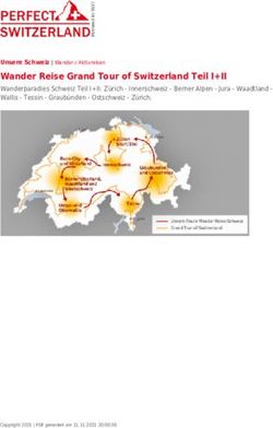 Wander Reise Grand Tour of Switzerland Teil I+II