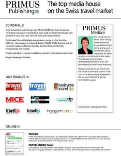The top media house on the Swiss travel market - aboutTravel