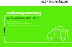 Bedienungsanleitung KABINENROLLER MODELL QUAD Einfach zu bedienen. G&uuml;nstig in Anschaffung und Unterhalt. Optimal f&uuml;r Mobilit&auml;t in der Stadt und ...