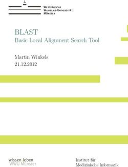 BLAST Basic Local Alignment Search Tool - Martin Winkels 21.12.2012 - Medizinische Fakult&auml;t ...