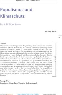 POPULISMUS UND KLIMASCHUTZ - DER AFD-KLIMADISKURS - BUDRICH ...