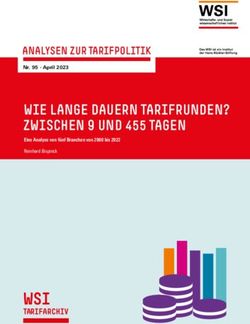 WIE LANGE DAUERN TARIFRUNDEN? ZWISCHEN 9 UND 455 TAGEN - ANALYSEN ZUR TARIFPOLITIK
