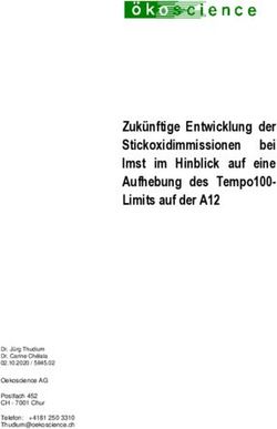 Zukünftige Entwicklung der bei