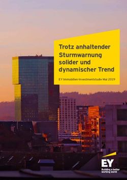 Trotz anhaltender Sturmwarnung solider und dynamischer Trend - EY Immobilien-Investmentstudie Mai 2019