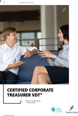 CERTIFIED CORPORATE TREASURER VDT - Frankfurt ...