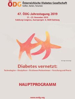 Diabetes vernetzt: HAUPTPROGRAMM - &Ouml;DG-Jahrestagung 2019 - MAW