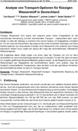 Analyse von Transport-Optionen f&uuml;r fl&uuml;ssigen Wasserstoff in Deutschland