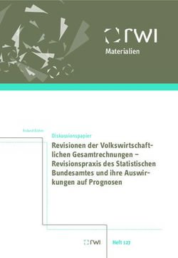 Revisionen der Volkswirtschaft-lichen Gesamtrechnungen - Revisionspraxis des Statistischen Bundesamtes und ihre Auswir-kungen auf Prognosen ...