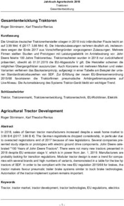 Gesamtentwicklung Traktoren - Der ...