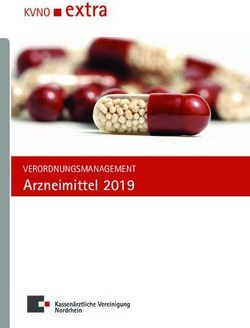 KVNO extra - Arzneimittel 2019 VERORDNUNGSMANAGEMENT