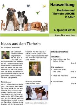 Hauszeitung - Tierheim Chur