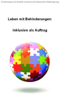 Leben mit Behinderungen: Inklusion als Auftrag
